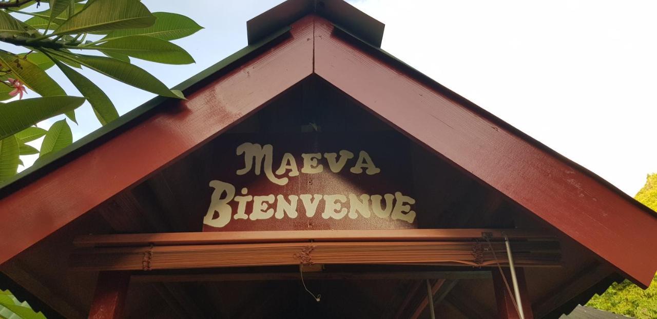 Location " La Pirogue " Maison D'Hotes A Moorea Haapiti Exteriör bild