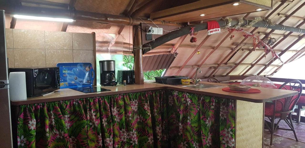 Location " La Pirogue " Maison D'Hotes A Moorea Haapiti Exteriör bild
