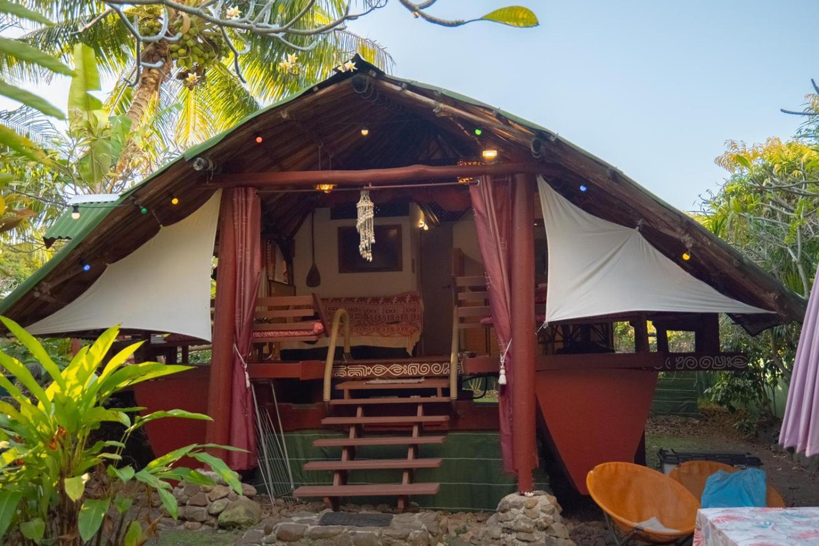Location " La Pirogue " Maison D'Hotes A Moorea Haapiti Exteriör bild